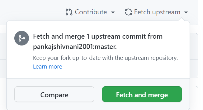 Update Or Sync A Forked Repository On GitHub - Javaexercise