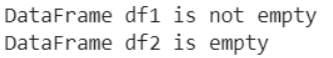Check Whether A Pandas DataFrame Is Empty